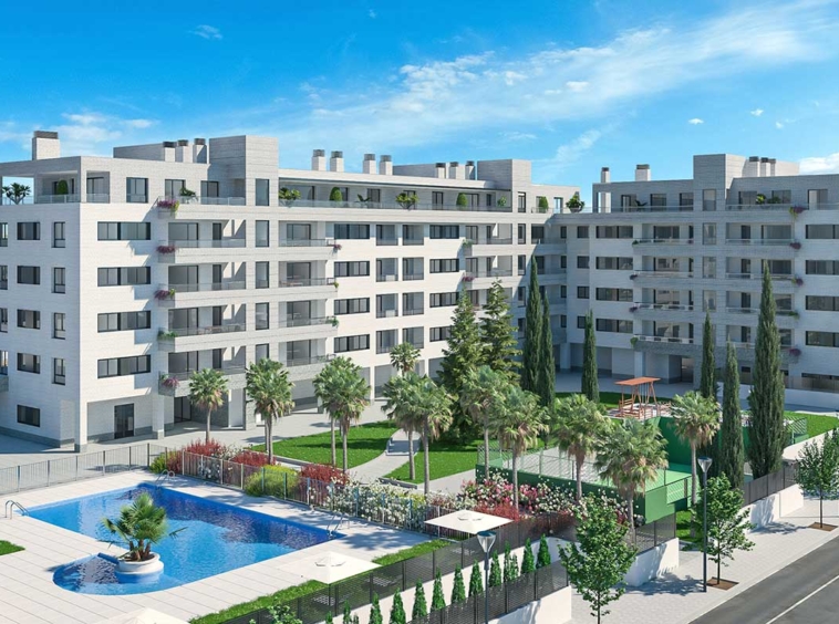 Ágora vista jardín